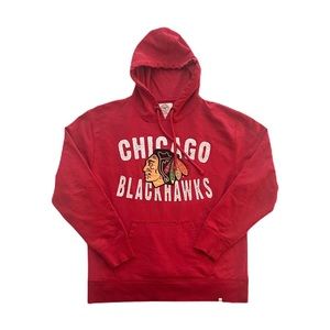 Chicago Blackhawks X 47 Distressed Pullover Hoodie